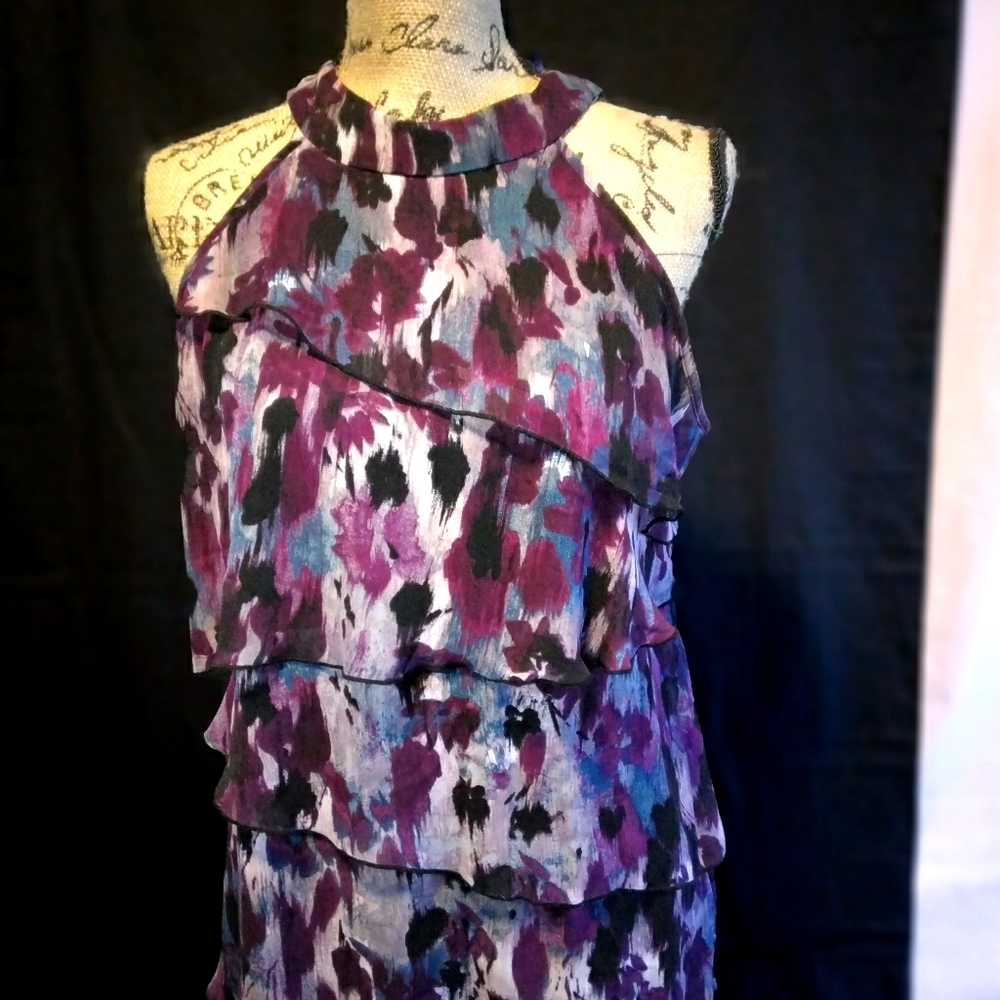 Stylish Asymmetrical Ruffle Tank Top
